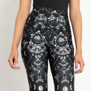 Black Milk Dead Pretty Cuffed Pants Size XS